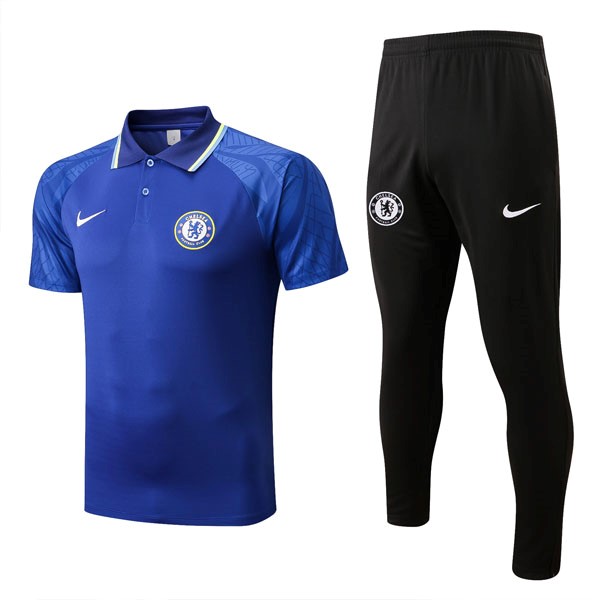 Polo Chelsea Komplett-Set 2022-2023 Blau